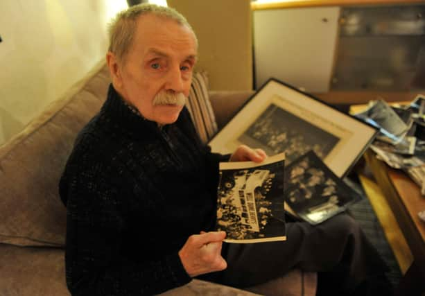 Former Aberdeen and Hearts striker Norrie Davidson, pictured in 2013, has died at the age of 88.