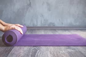 A daily yoga session was a lockdown habit which Rosalind Erskine has continued with