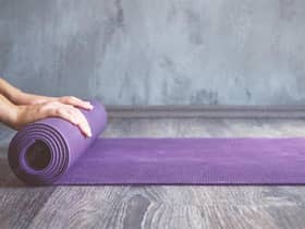 A daily yoga session was a lockdown habit which Rosalind Erskine has continued with