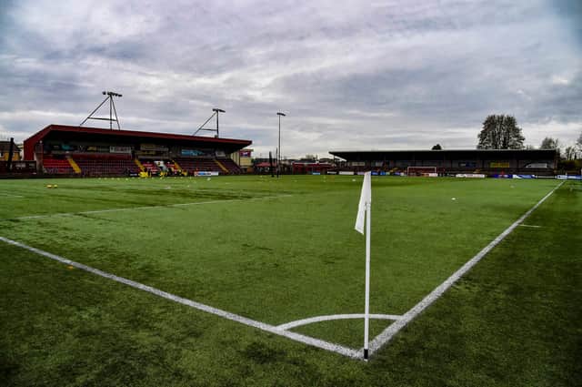 Ochilview, home of Stenhousemuir FC, is preparing for the return of football. (Photo by Rob Casey / SNS Group)
