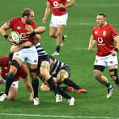 Alun Wyn Jones made a winning return for the British & Irish Lions after his speedy recovery from a dislocated shoulder. Picture: David Rogers/Getty Images