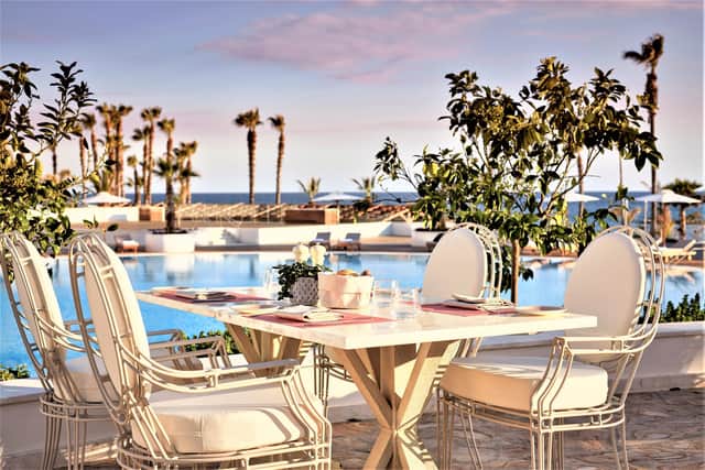 There are multiple dining options, indoor and out, at Parklane, Limassol, Cyprus. Pic: Contributed