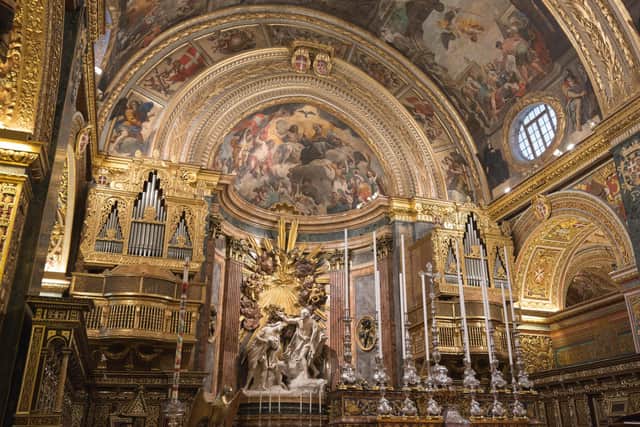 St John's cathedral in Valletta. Pic: Alamy/PA.
