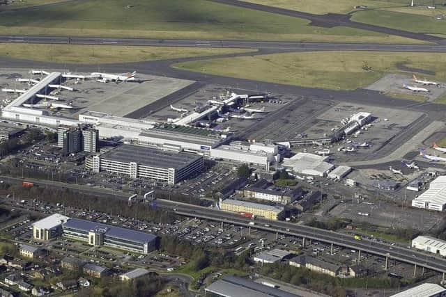 The long stay car park will be transformed into a 17-acre testing site. Picture: TSPL