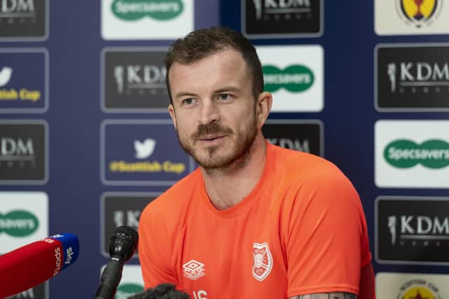 Andy Halliday will likely be involved for Hearts in the Scottish Cup final against Rangers. (Photo by Mark Scates / SNS Group)