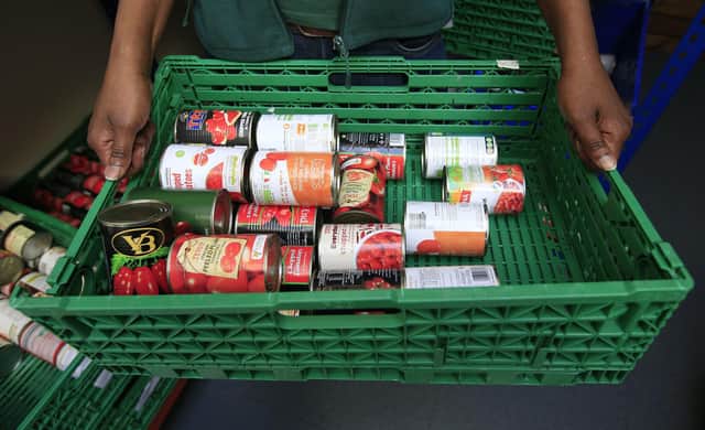 Food bank use is on the increase as low-income famiies struggle to cope with the cost of living crisis