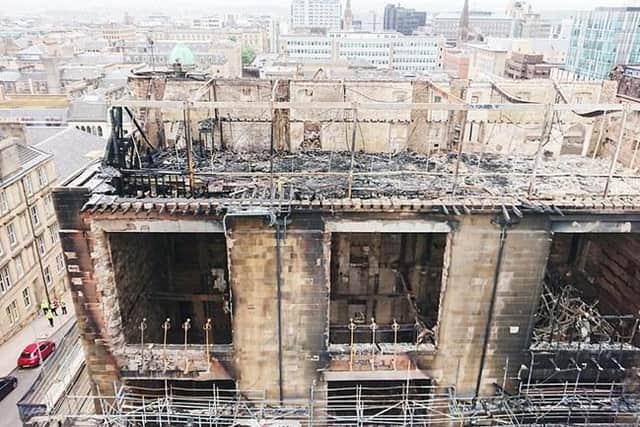 A Scottish Fire and Rescue Service aerial photograph captures the extend of the damage.
Pic: SFRS