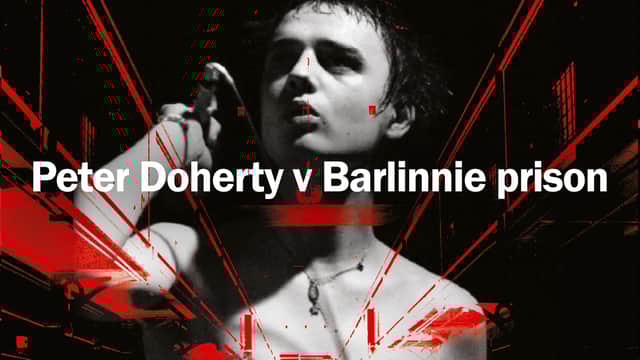 Peter Doherty is teaming up with Barlinnie prisoners for a new exhibition. Photo: Peter Doherty V Barlinnie