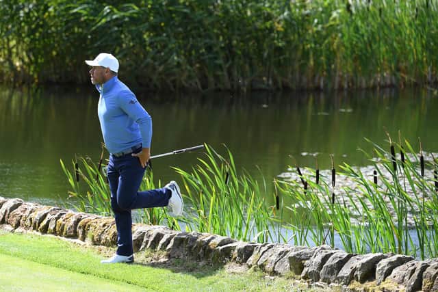 Former world No 1 Lee Westwood was delighted to open with a three-under-par 67 in the 120th US Open at Winged Foot, near New York. Picture: Ross Kinnaird/Getty Images
