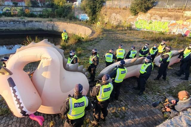 Nessie was seized at the Govan Docks.