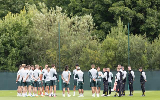 Celtic prepare for their match against Kilmarnock on Sunday.
