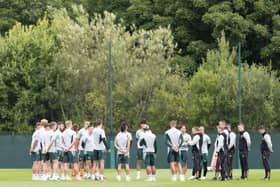 Celtic prepare for their match against Kilmarnock on Sunday.