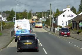 Springholm and the adjoining village of Crocketford would be bypased under the A75 upgrade plans. (Photo by David Dixon/Geograph)