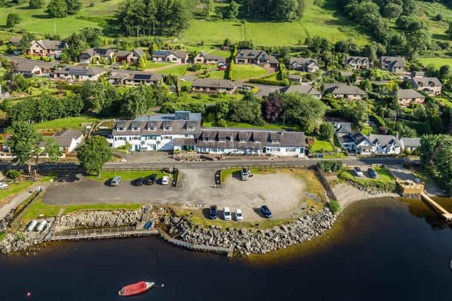 The Clachan Cottage Hotel in Lochearnhead, Perthshire, also offers access, via a private jetty, to Loch Earn and a series of boat moorings.