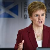 Outgoing First Minister Nicola Sturgeon. Picture: Jeff J Mitchell - WPA Pool/Getty Images