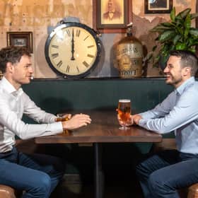 From left: Euan Baxter and Craig Letton at Cask Smugglers in Edinburgh. Picture: contributed.