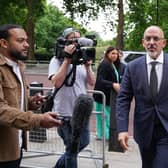 Chancellor Nadhim Zahawi arrives at the HM Treasury in Westminster, following his appointment after Rishi Sunak resigned from the post on Tuesday. Picture date: Wednesday July 6, 2022.