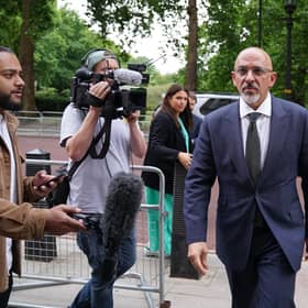 Chancellor Nadhim Zahawi arrives at the HM Treasury in Westminster, following his appointment after Rishi Sunak resigned from the post on Tuesday. Picture date: Wednesday July 6, 2022.