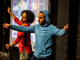 Farah Saleh and Jamal Bajali in PAST-inuous PIC: Brian Hartley
