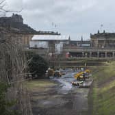 East Princes Street Gardens was left a mudbath following the Christmas Market.