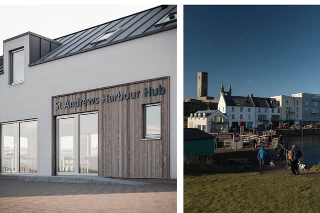 Plans for a major hub at St Andrews historic harbour were unveiled this week (Pics: Submitted)