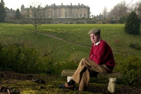 Lord Palmer at his home, Manderston House, near Duns, which is considered one of Scotland's finest country homes and boasts the world's only silver plated staircase
Picture: Ian Rutherford