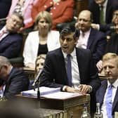 Prime Minister Rishi Sunak speaking during Prime Minister's Questions in the House of Commons. Photo: UK Parliament/Maria Unger/PA Wire