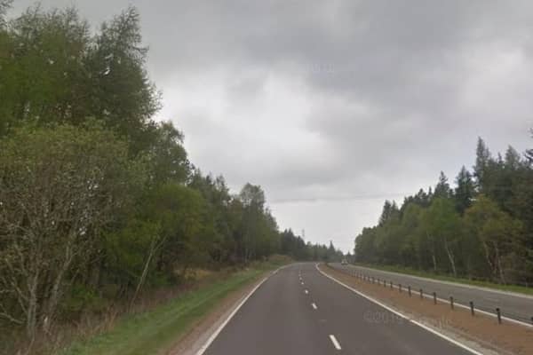 The crash took place on the A9, south of Inverness. Picture: GoogleMaps