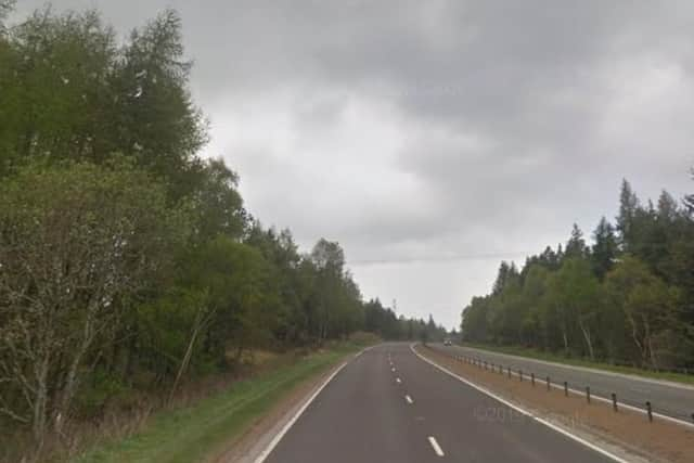 The crash took place on the A9, south of Inverness. Picture: GoogleMaps