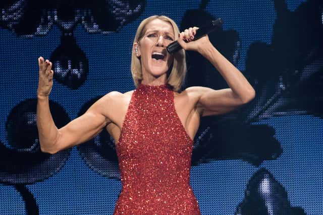 Celine Dion performs on the opening night of her new world tour "Courage" at the Videotron Centre in Quebec City, Quebec.