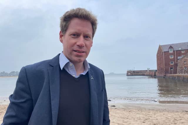 Alex Meredith, of SSE Renewables, is project director for the Berwick Bank offshore wind farm. Picture: Ilona Amos