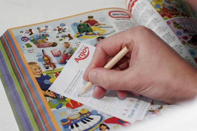 Argos catalogues were iconic.