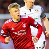 Connor Barron made his Aberdeen debut against Edinburgh City.