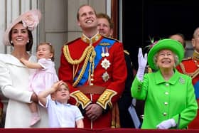 Members of the royal family stand on the balcony during the Trooping the Colour in 2016 for the Queen's 90th birthday. Photo: Ben A. Pruchnie/Getty Images.