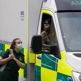 The Army was brought in to help the Scottish Ambulance Service in September.