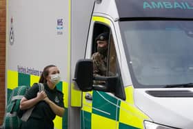 The Army was brought in to help the Scottish Ambulance Service in September.