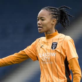 Glasgow City's Miracle Porter and her team-mates have the title in their hands - a win against Rangers will secure it.