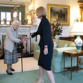 The Queen Elizabeth welcomed Liz Truss during an audience at Balmoral on Tuesday