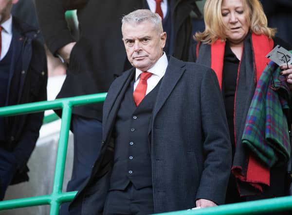 Aberdeen chairman Dave Cormack explained the parting of company with Jim Goodwin. (Photo by Paul Devlin / SNS Group)