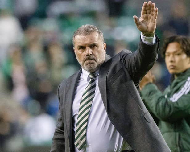 Celtic manager Ange Postecoglou is the bookies favourite to become next Tottenham manager.  (Photo by Craig Williamson / SNS Group)