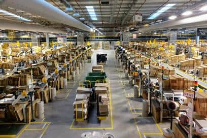 Amazon's Dunfermline warehouse is one of 24 across the UK