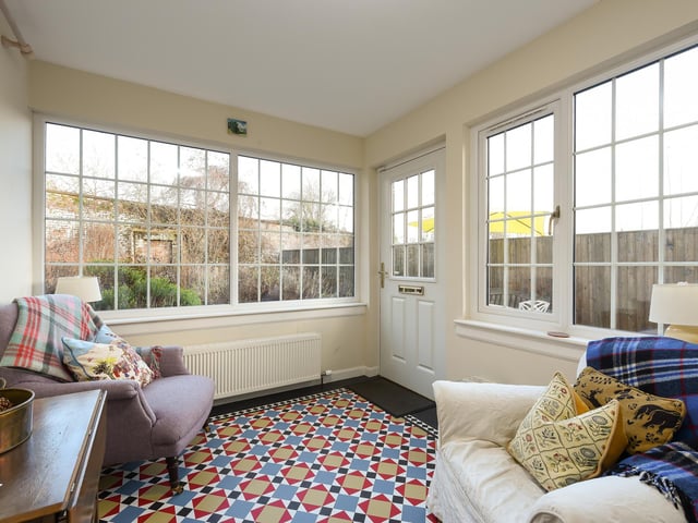 Exterior: A shared driveway leads to private grassed gardens edged with mature shrubbery. The cottage features its own secluded walled garden with its own patio area.
Contact Galbraith