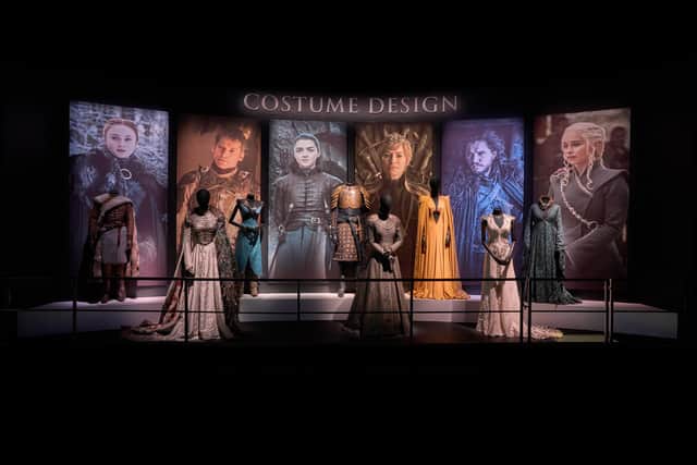 The Costume Gallery at the new Game Of Thrones Studio Tour.