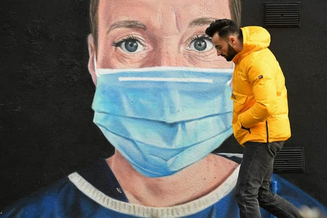 The Scottish Healthcare Workers Coalition has mooted a return to NHS masking (Picture: Oli Scarff/AFP via Getty Images)