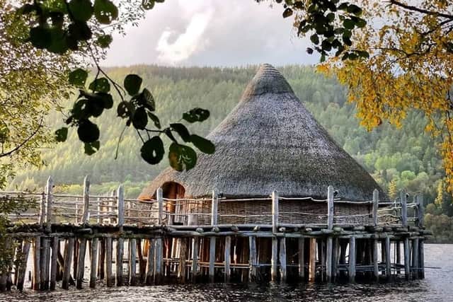 The crannog at the Scottish Crannog Centre at Kenmore burnt down last year - with a new replica to be rebuilt, along with an Iron Age village, on the other side of Loch Tay.