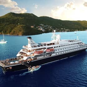 One of SeaDream mega yachts. Image: SeaDream Yacht Club