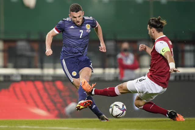 John McGinn impressed once again for Scotland.