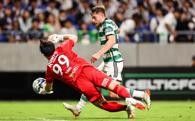 Celtic assistant manager John Kennedy believes James Forrest's shunning of the limelight might explain help explain why his stunning accomplishments have not seen him given the spotlight by some among the fanbase they warrant.  (Photo by Naoki Morita / SNS Group)