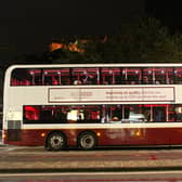 Lothian's giant double deckers in Edinburgh feature high seat backs to give passengers more personal space, attractive lighting and clear route and destination signs (Picture: Lothian)