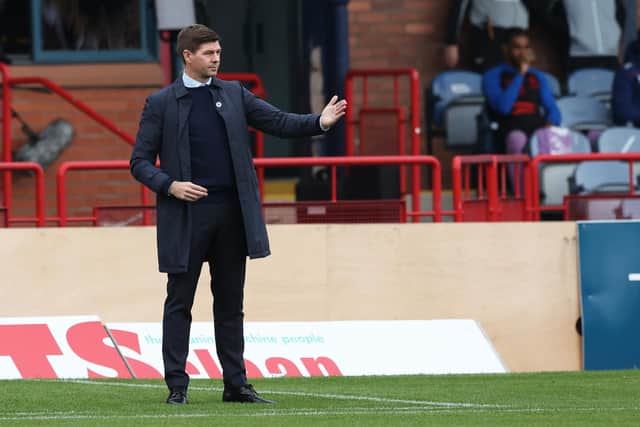 Rangers manager Steven Gerrard.